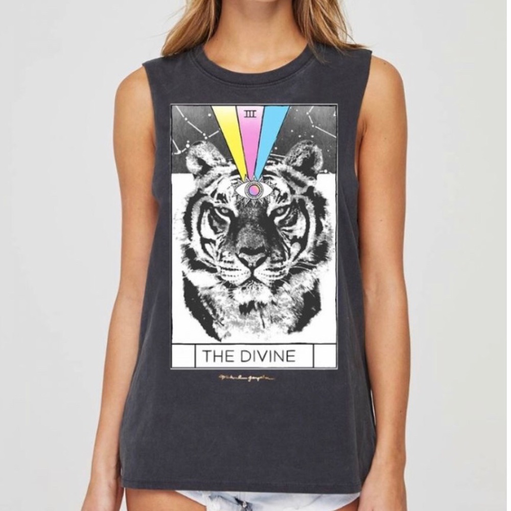 Spiritual Gangster Divine Cutoff Vintage Tank